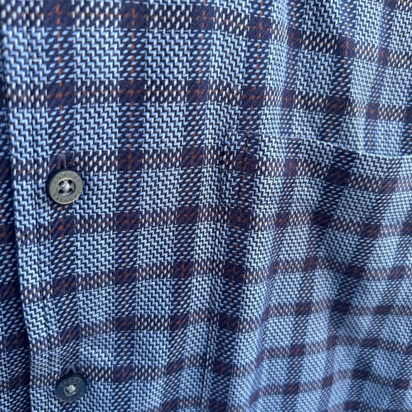 Robert Talbott Mens Long Sleeve Button Down Designer Shirt. Size Medium - Picture 6 of 7